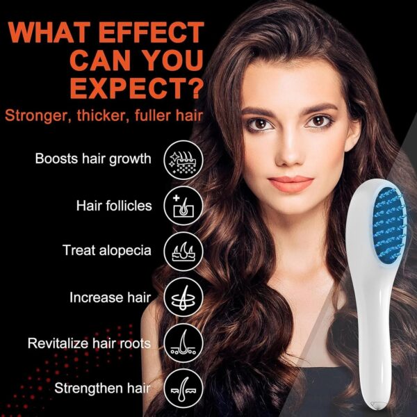 Transform Your Hair with the Electric Laser Hair Growth Comb - Image 7