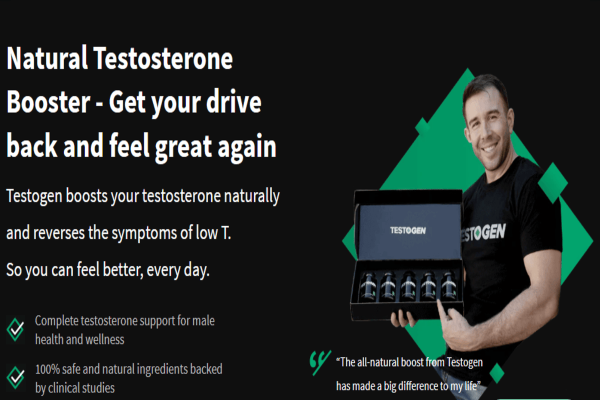 Reignite Your Manhood with Testogen – The Natural Testosterone Booster Trusted by 150,000+ Men Worldwide