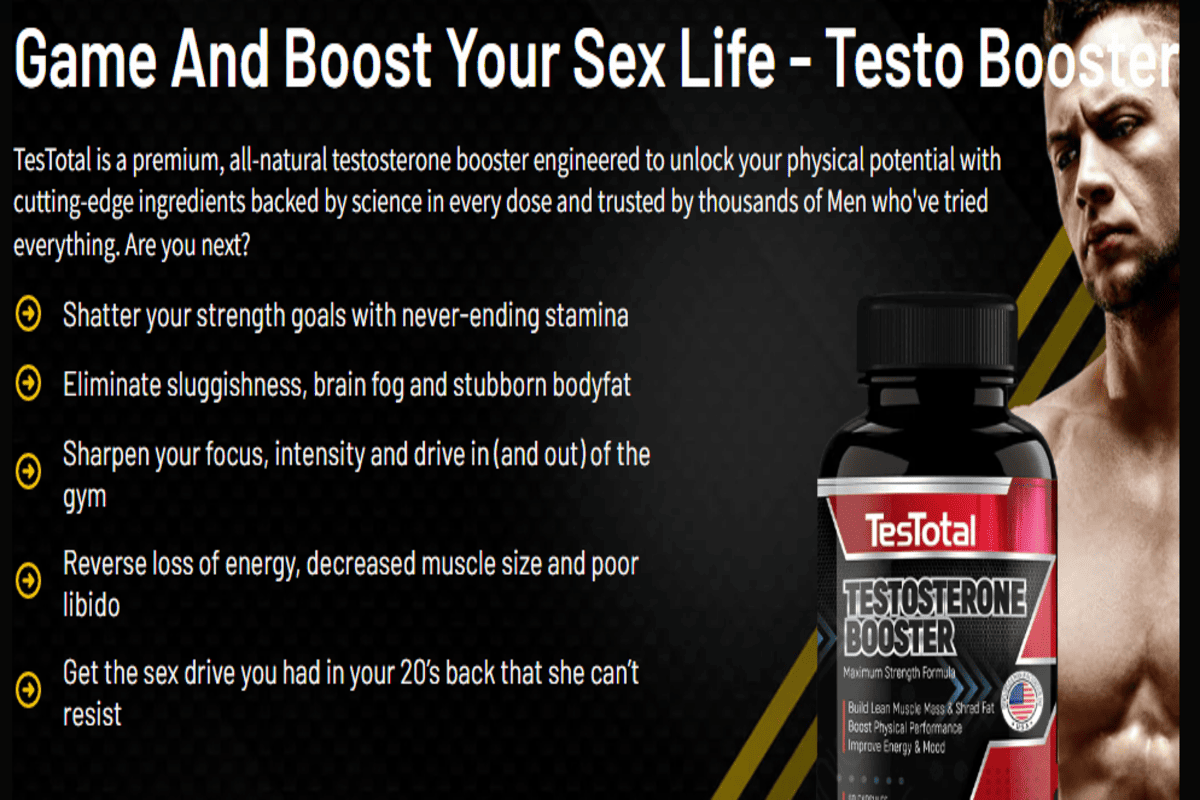 TesTotal: Testosterone Boosters,Reclaim Your Drive, Build Your Edge, Unleash Peak Performance