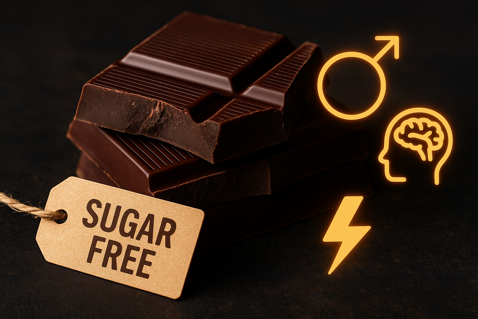Sugar-Free Dark Chocolate: A Science-Backed Superfood for Boosting Testosterone, Mood, and Energy