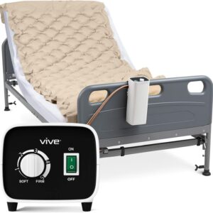 Vive Alternating Air Pressure Mattress Pad for Bed Sores | Hospital-Grade Relief